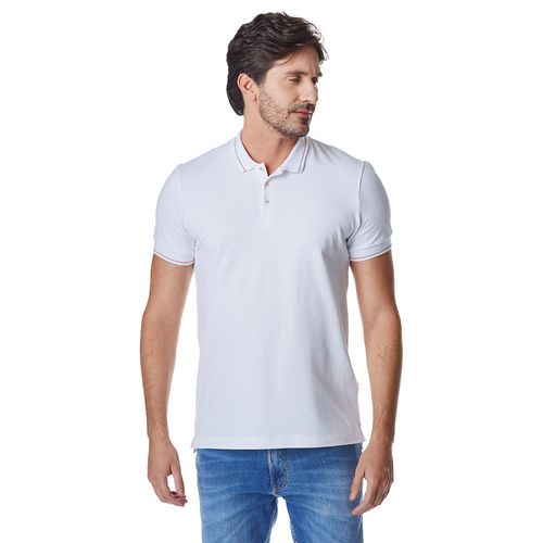 Camiseta-Polo-Manga-Curta-Masculina-Convicto-Gola-e-Punhos-com-Listra-Collor